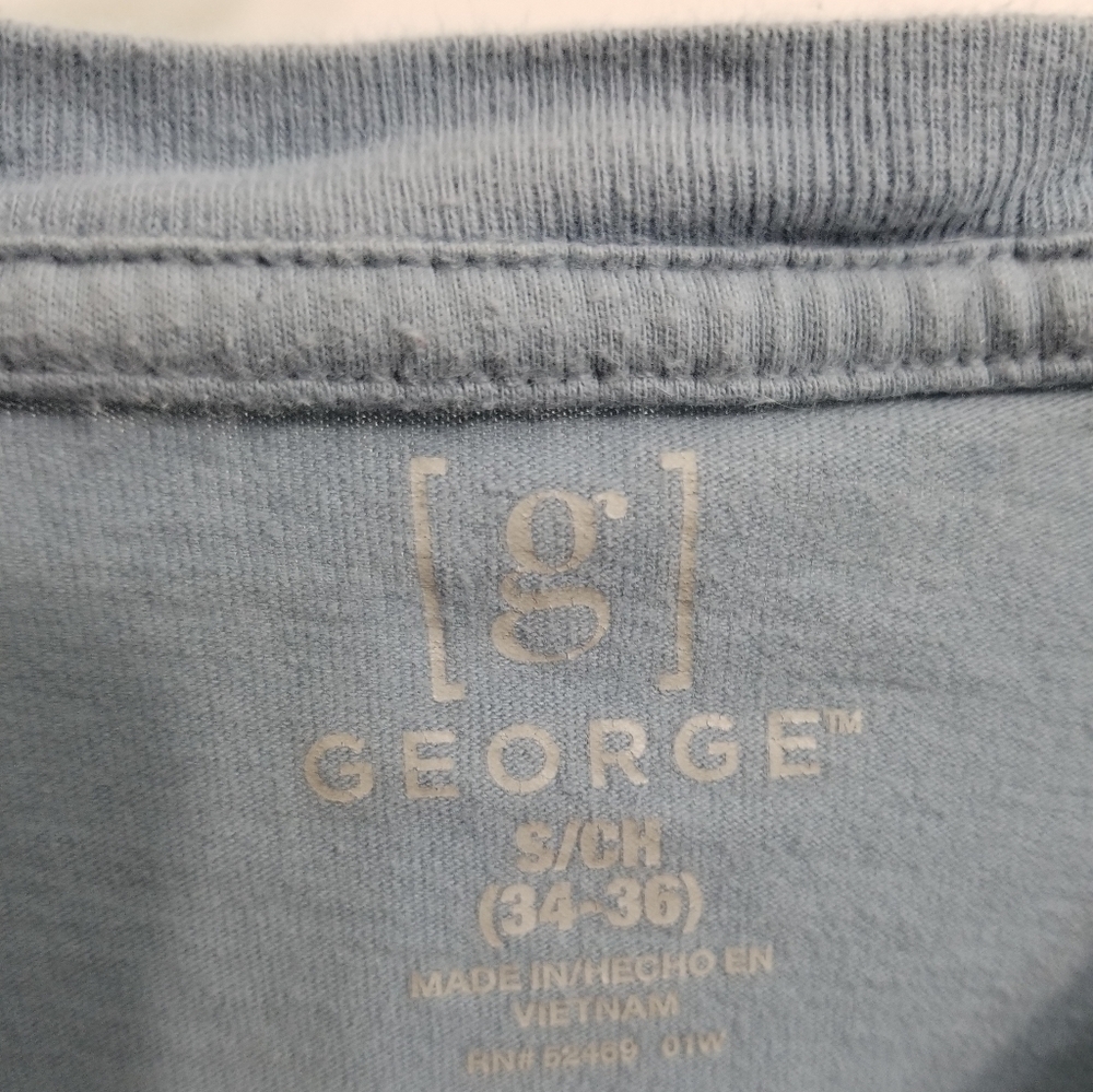 VGUC light blue *cotton* long sleeve shirt - Picture 2 of 4